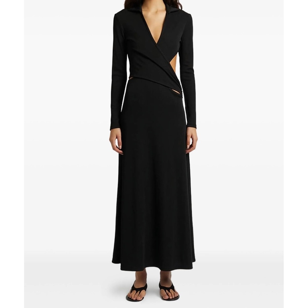 Christopher Esber Fran cutout ribbed-knit dress UK10 - US6